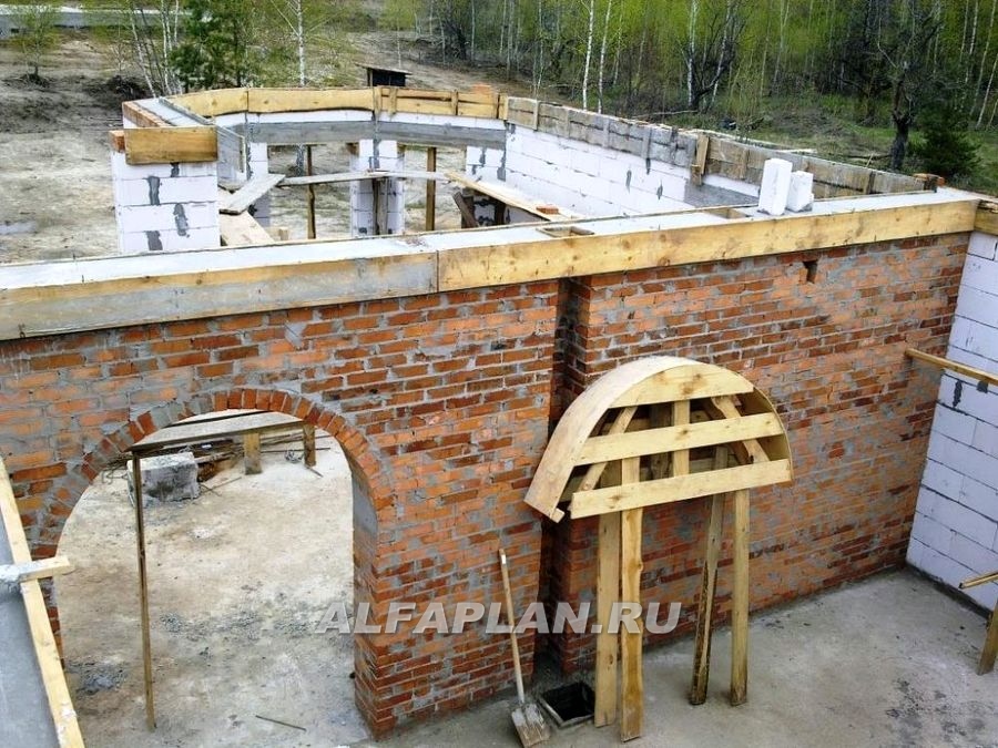 Строительство дома по проекту 93A - фото №17