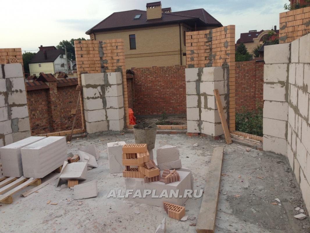 Строительство дома по проекту 93AC - фото №14