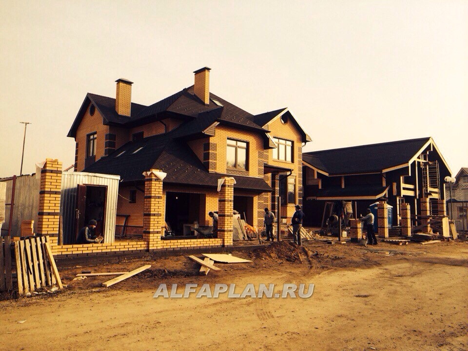 Строительство дома по проекту 93A - фото №2