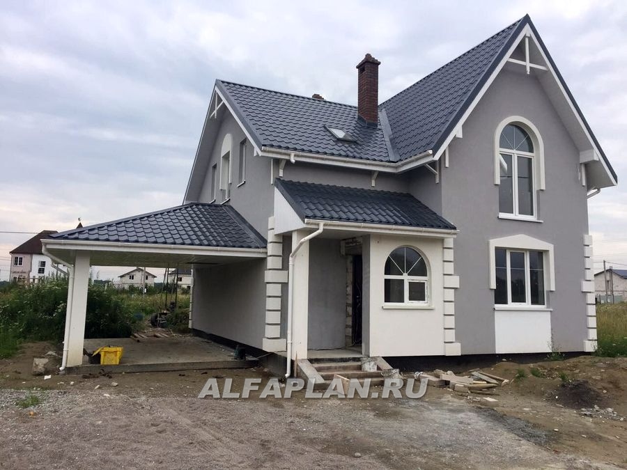 Строительство дома по проекту 103B - фото №1