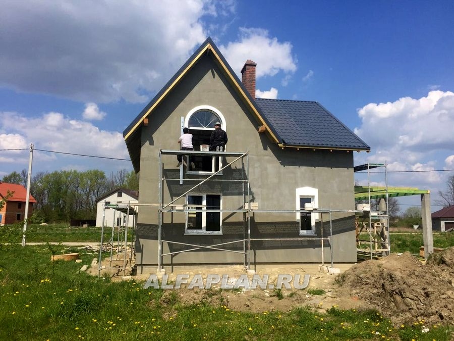 Строительство дома по проекту 103B - фото №15