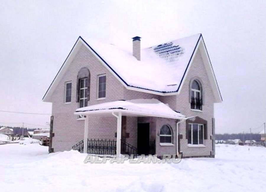 Строительство дома по проекту 103E - фото №2