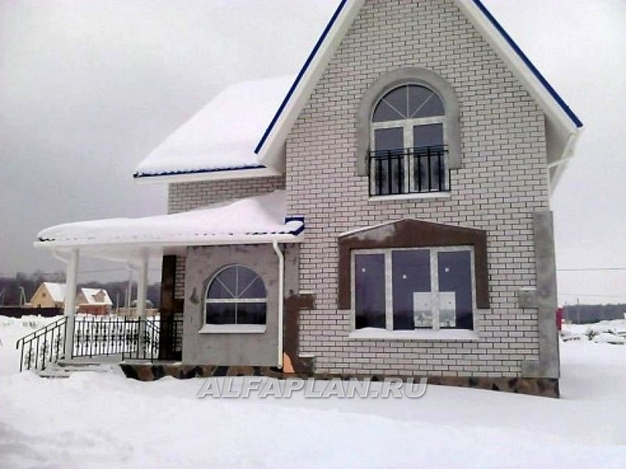 Строительство дома по проекту 103E - фото №6