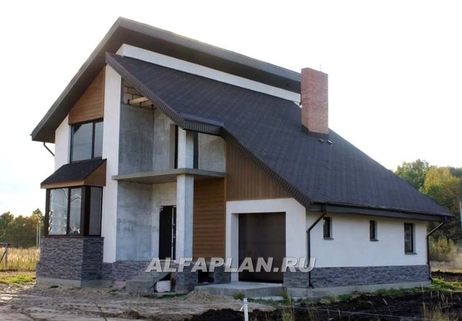 Строительство дома по проекту 145A - фото №2