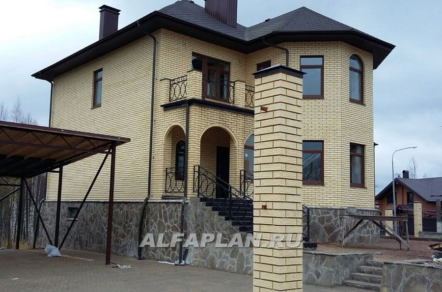 Строительство дома по проекту 147A - фото №8