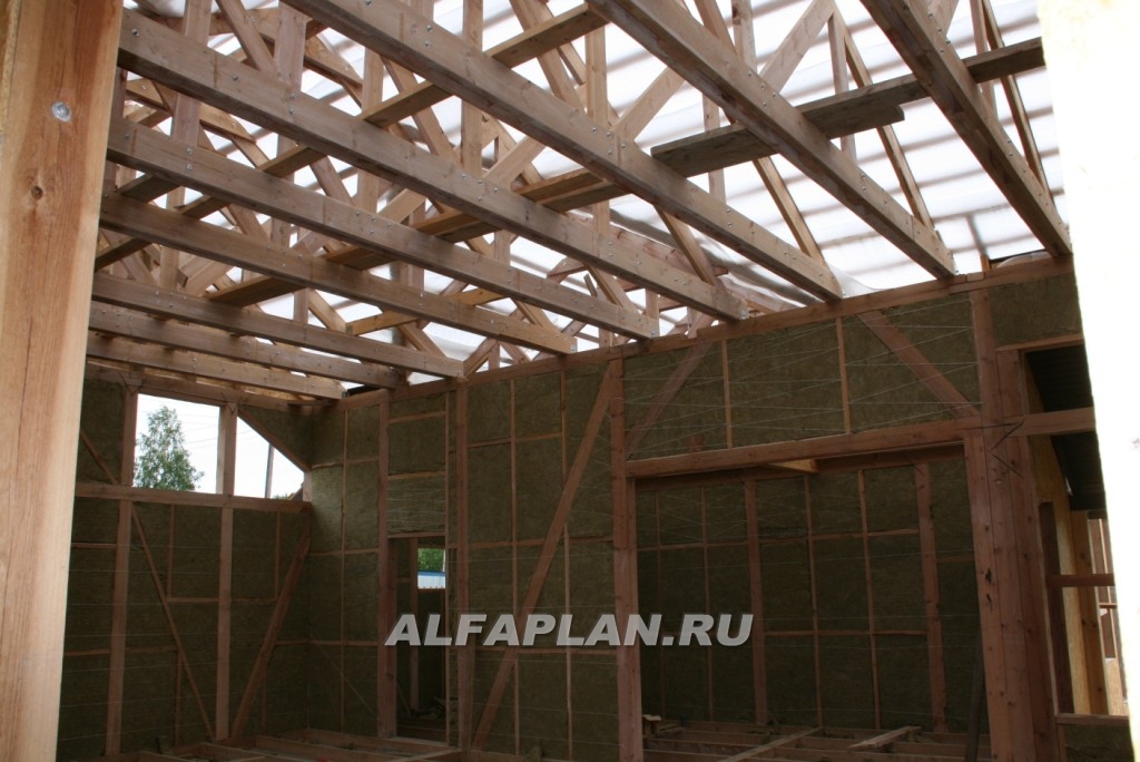 Строительство дома по проекту W004 - фото №1