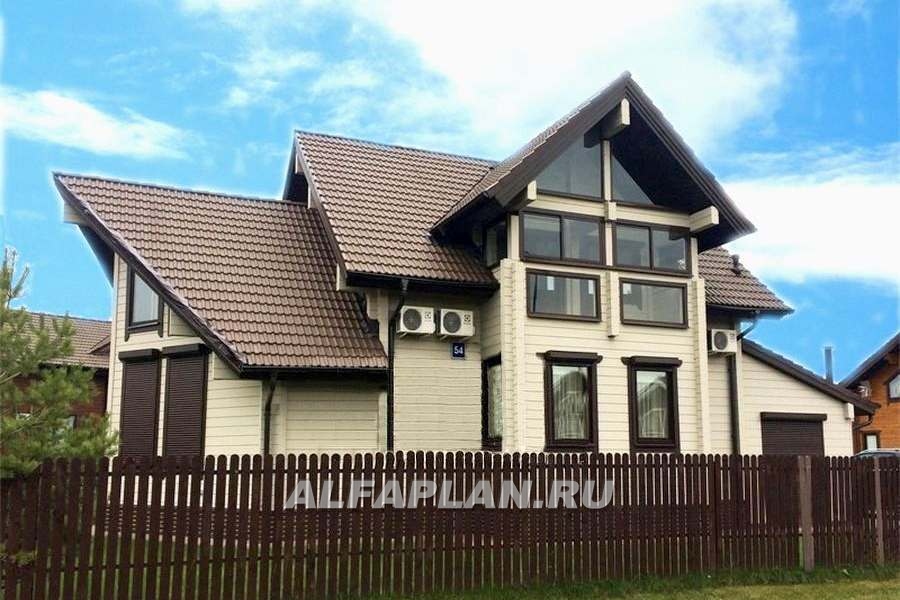 Строительство дома по проекту 33B - фото №1