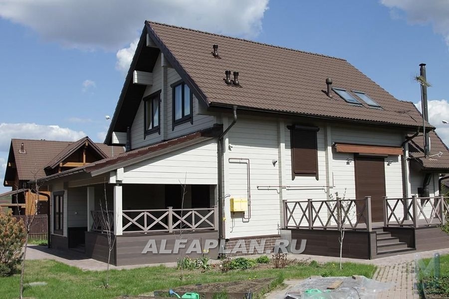 Строительство дома по проекту 33B - фото №3