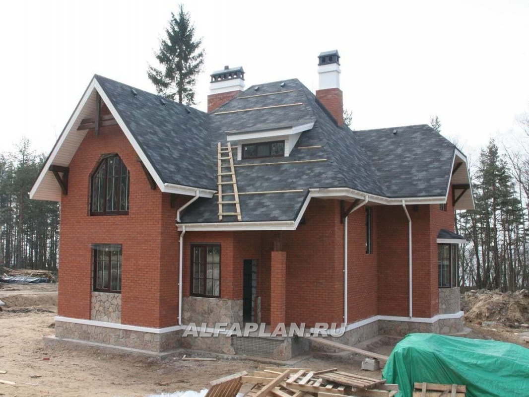 Строительство дома по проекту 38A - фото №12