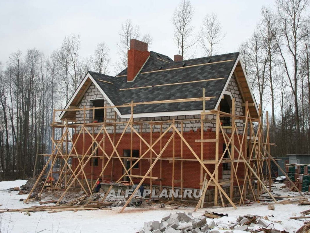 Строительство дома по проекту 38A - фото №13