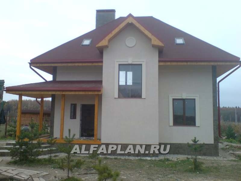 Строительство дома по проекту 43A - фото №1