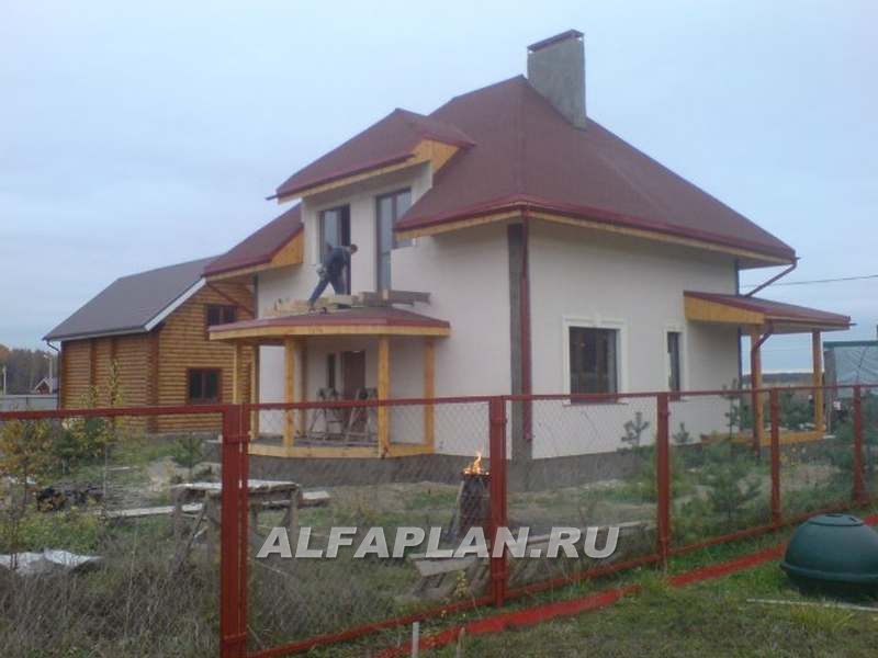 Строительство дома по проекту 43A - фото №6