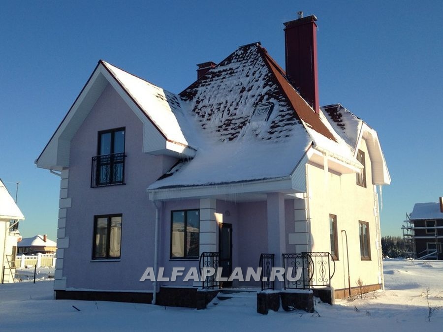 Строительство дома по проекту 47A - фото №8