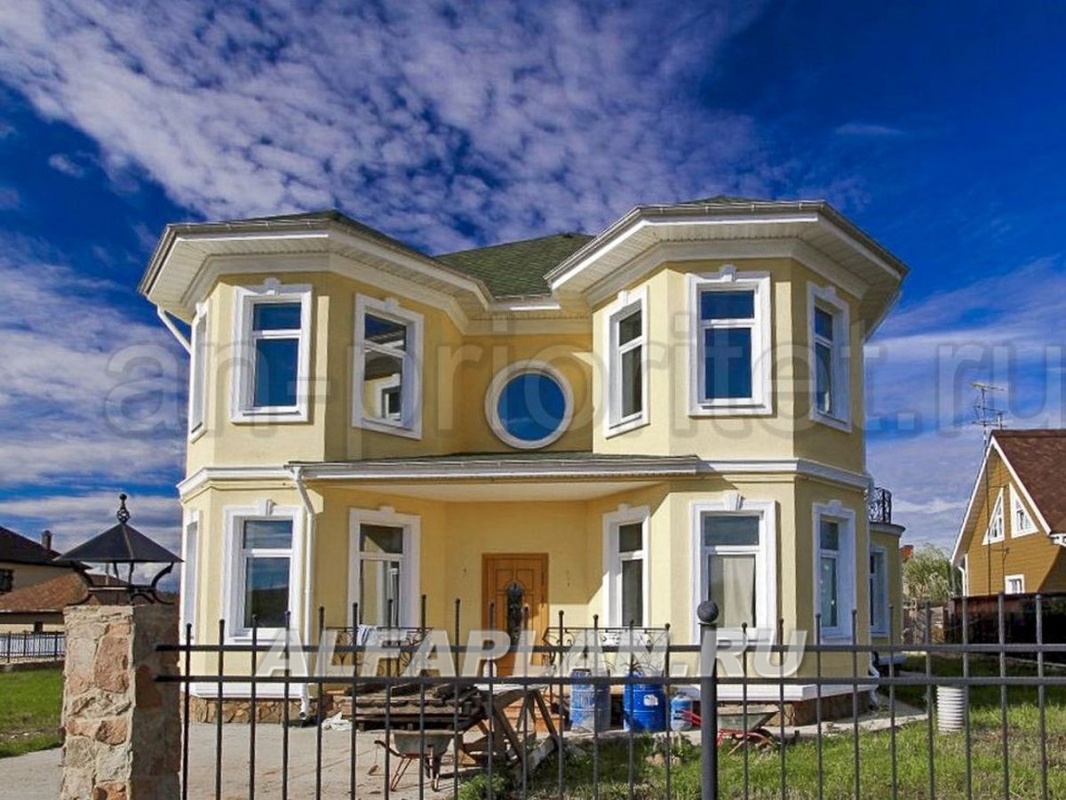 Строительство дома по проекту 49E - фото №2