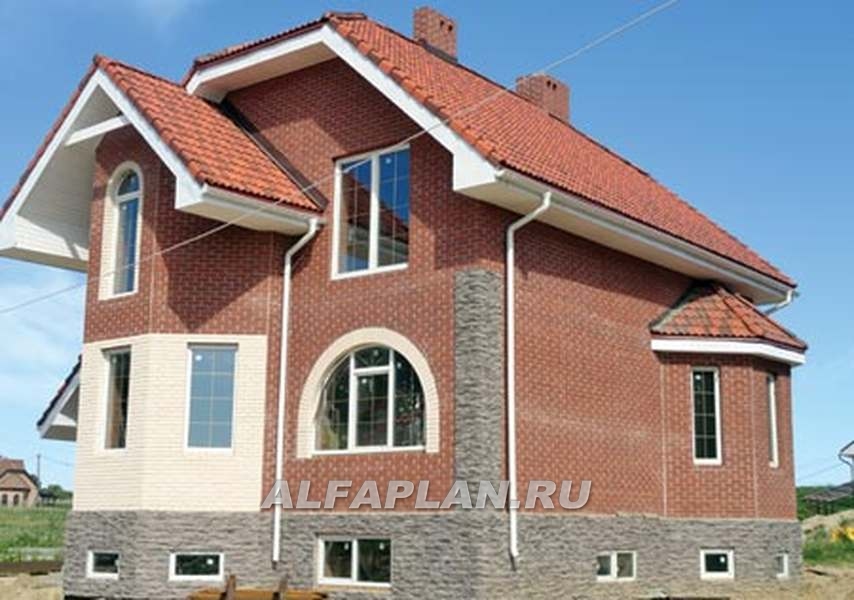 Строительство дома по проекту 70B - фото №3