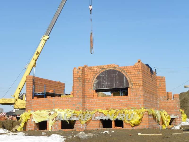 Строительство дома по проекту 70B - фото №10