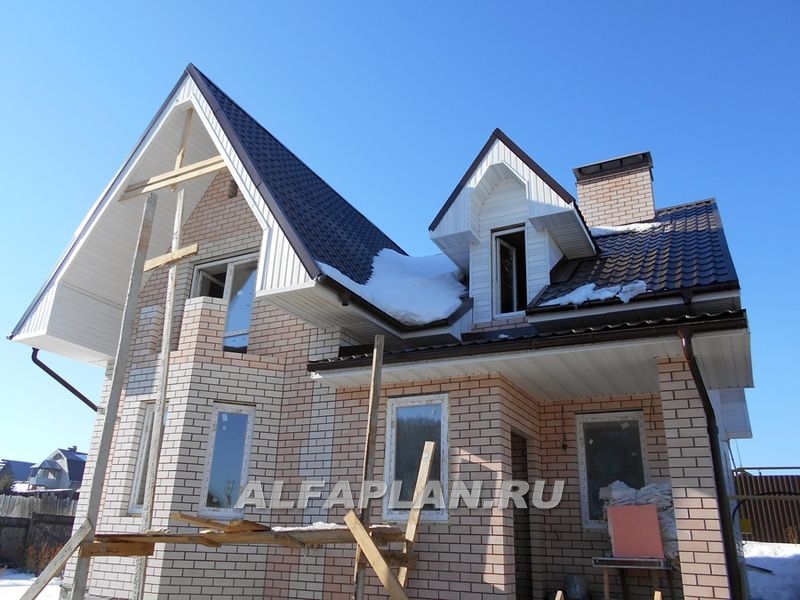 Строительство дома по проекту 73B - фото №3