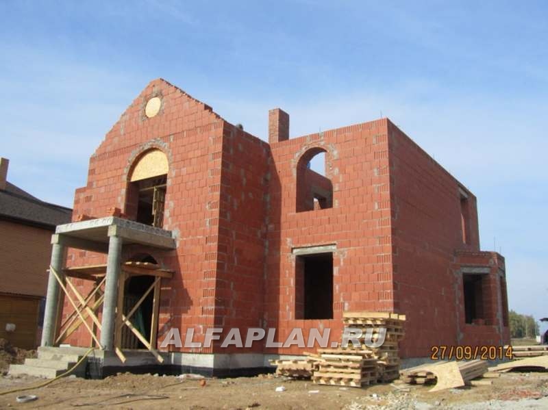 Строительство дома по проекту 78A - фото №2