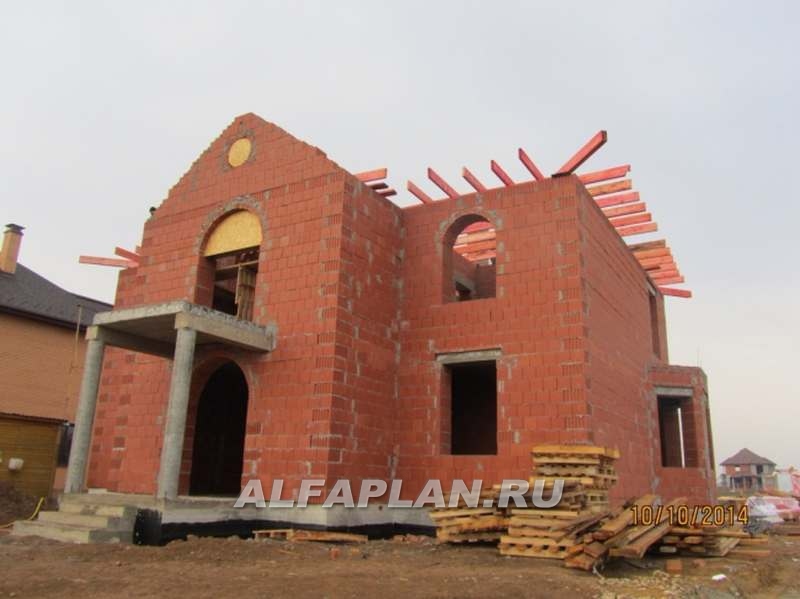 Строительство дома по проекту 78A - фото №3