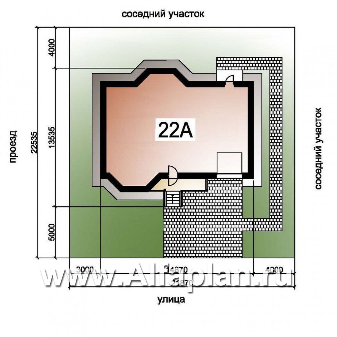«Регенсбург» - проект дома из газобетона, с эркером и с гаражом, в немецком стиле - дизайн дома №5